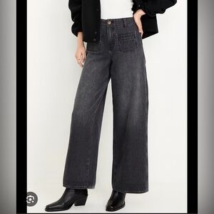 Old navy wide leg jeans plus size